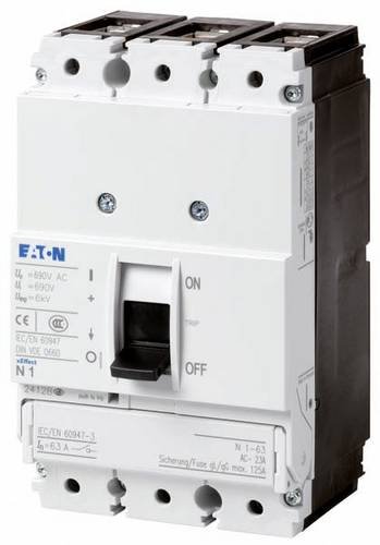 Eaton N1-125 Circuit breaker 1 pc(s) Switching voltage (max.): 690 V AC