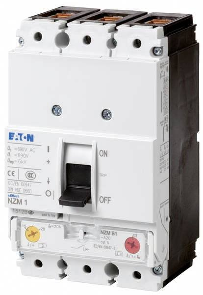 Eaton NZMB1-A100 Circuit breaker 1 pc(s) Adjustment range (amperage): 80 - 100 A Switching voltage (max.): 440 V AC