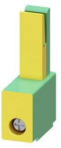 Siemens 3RA6870-4AB PE tap 1 pc(s) Adjustment range (amperage): 63 A (max) (W x H x D) 15 x 60 x 32 mm