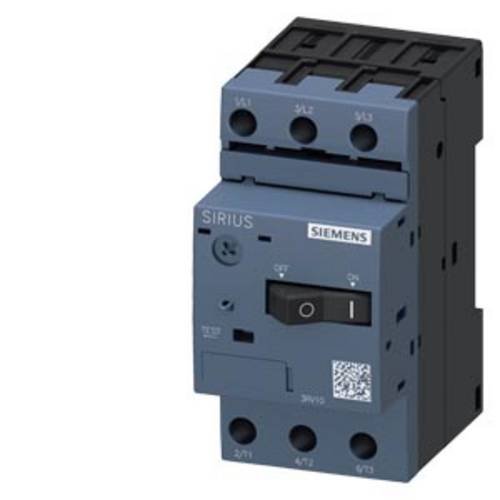 Siemens 3RV1011-0AA10 Circuit breaker 1 pc(s) Adjustment range (amperage): 0.11 - 0.16 A Switching voltage (max.): 690 V AC (W x H x D) 45 x 90 x 75 mm