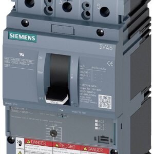 Siemens 3VA6212-1MS31-0AA0 Circuit breaker 1 pc(s) Adjustment range (amperage): 125 A (max) Switching voltage (max.): 600 V AC (W x H x D) 105 x 198 x 86 mm